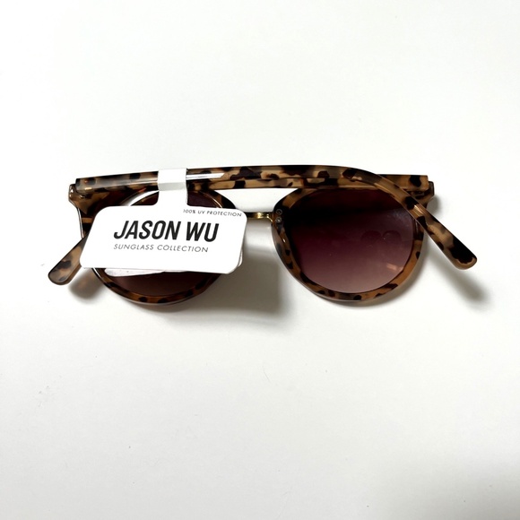 NWT Original JASON WU Cat Eye Sunglasses Tortoise Shell Brown Classic Acetate XX main image 5